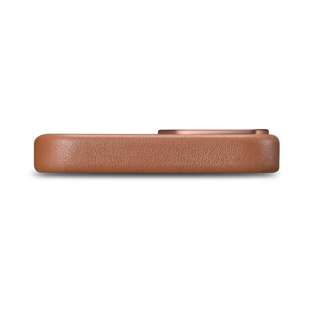 iCarer Leather iPhone 14 brown (WMI14220705-BN) (MagSafe Compatible) kaina ir informacija | Telefono dėklai | pigu.lt