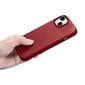 iCarer Leather iPhone 14 red (WMI14220705-RD) (MagSafe Compatible) kaina ir informacija | Telefono dėklai | pigu.lt