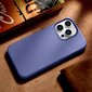 iCarer Leather iPhone 14 Pro Light Purple (WMI14220706-LP) (MagSafe Compatible) kaina ir informacija | Telefono dėklai | pigu.lt