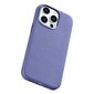 iCarer Leather iPhone 14 Pro Light Purple (WMI14220706-LP) (MagSafe Compatible) kaina ir informacija | Telefono dėklai | pigu.lt