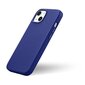 iCarer Litchi Leather iPhone 14 Magnetic MagSafe Dark Blue (WMI14220709-DB) цена и информация | Telefono dėklai | pigu.lt