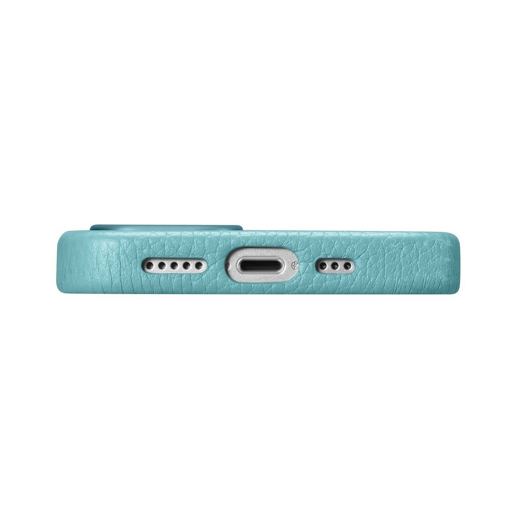 iCarer Litchi Leather iPhone 14 Magnetic MagSafe Green (WMI14220709-GN) kaina ir informacija | Telefono dėklai | pigu.lt