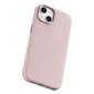 iCarer Litchi Leather iPhone 14 Magnetic MagSafe pink (WMI14220709-PK) kaina ir informacija | Telefono dėklai | pigu.lt