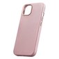 iCarer Litchi Leather iPhone 14 Magnetic MagSafe pink (WMI14220709-PK) цена и информация | Telefono dėklai | pigu.lt