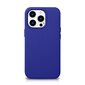 iCarer Litchi Leather iPhone 14 Pro Magnetic MagSafe Dark Blue (WMI14220710-DB) kaina ir informacija | Telefono dėklai | pigu.lt