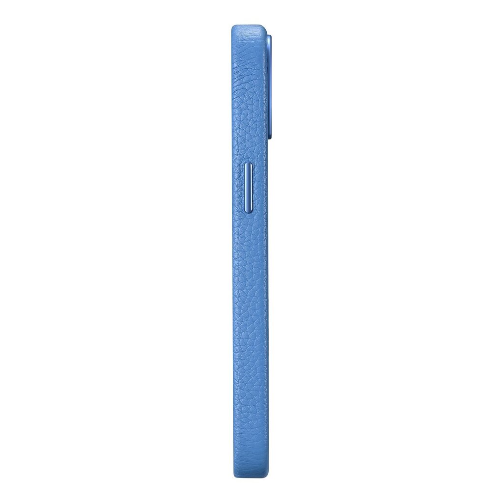 iCarer Litchi Leather iPhone 14 Plus Magnetic MagSafe Light Blue (WMI14220711-LB) kaina ir informacija | Telefono dėklai | pigu.lt