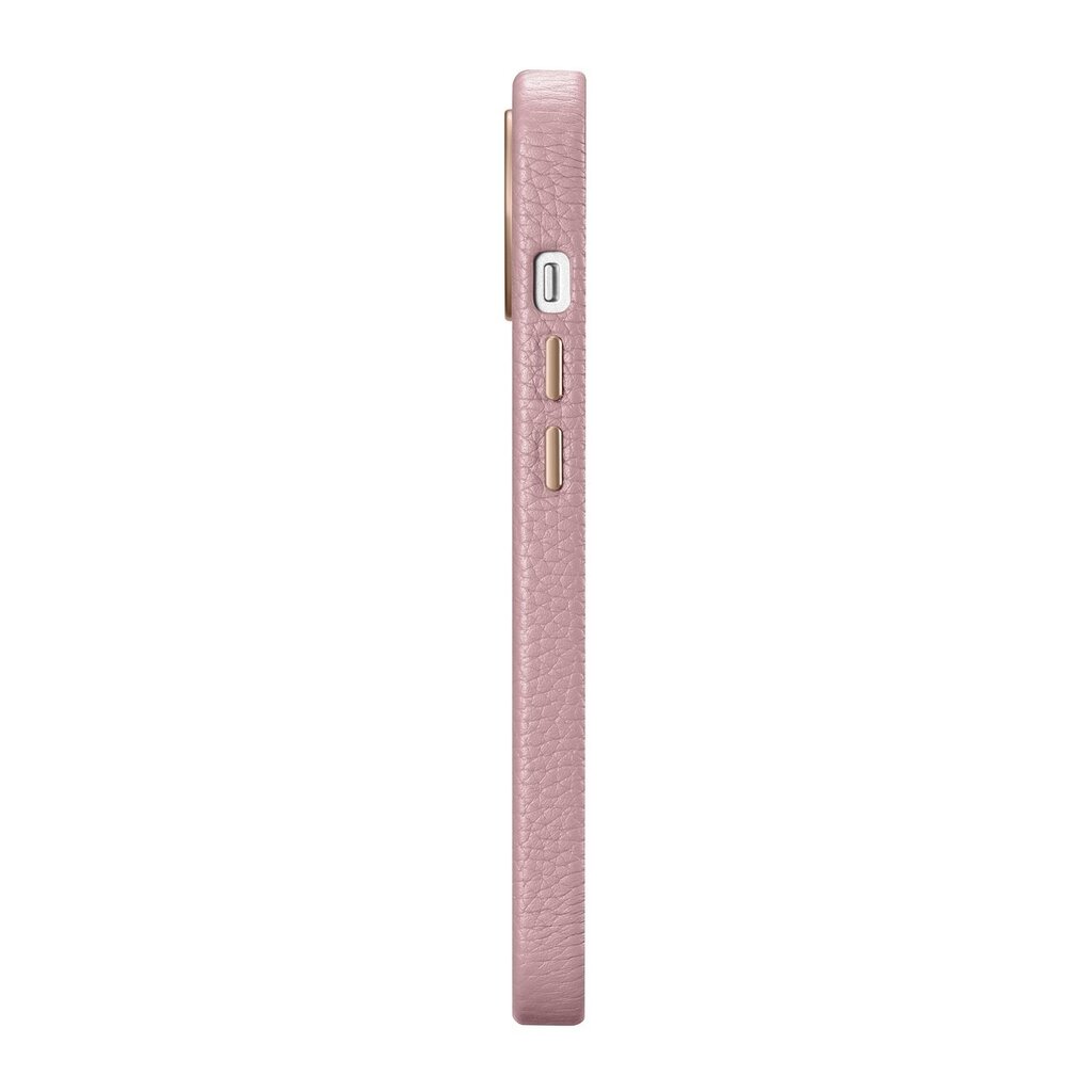 iCarer Litchi Leather iPhone 14 Plus Magnetic MagSafe pink (WMI14220711-PK) kaina ir informacija | Telefono dėklai | pigu.lt