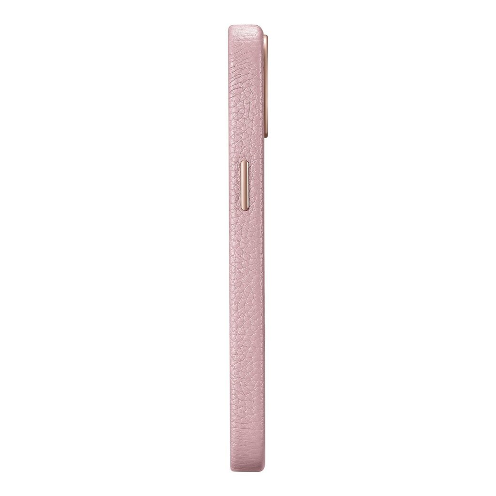 iCarer Litchi Leather iPhone 14 Plus Magnetic MagSafe pink (WMI14220711-PK) kaina ir informacija | Telefono dėklai | pigu.lt