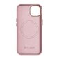 iCarer Litchi Leather iPhone 14 Plus Magnetic MagSafe pink (WMI14220711-PK) kaina ir informacija | Telefono dėklai | pigu.lt