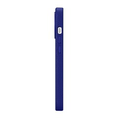 iCarer Litchi Leather iPhone 14 Pro Max Magnetic with MagSafe Dark Blue (WMI14220712-DB) цена и информация | Чехлы для телефонов | pigu.lt