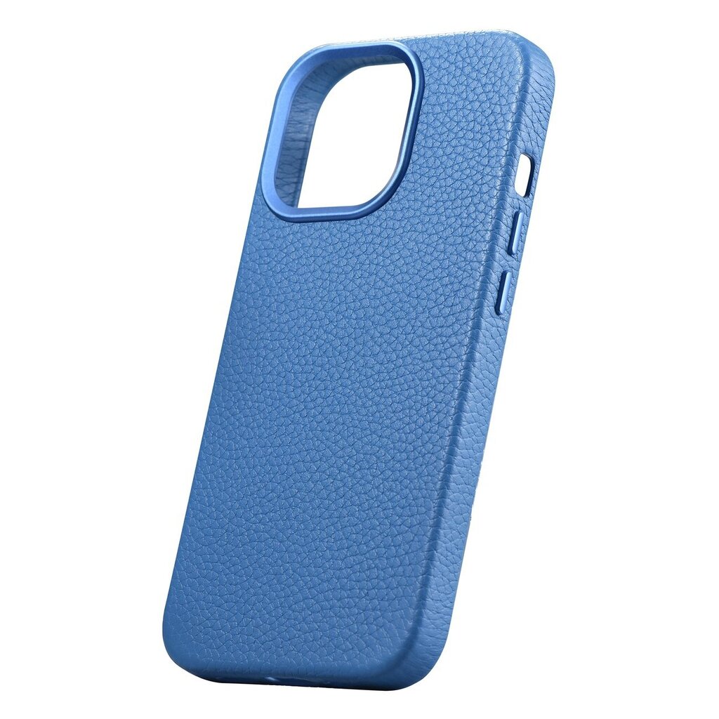 iCarer Litchi Leather iPhone 14 Pro Max Magnetic with MagSafe Light Blue (WMI14220712-LB) цена и информация | Telefono dėklai | pigu.lt