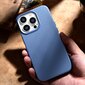 iCarer Litchi Leather iPhone 14 Pro Max Magnetic with MagSafe Light Blue (WMI14220712-LB) цена и информация | Telefono dėklai | pigu.lt