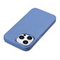 iCarer Litchi Leather iPhone 14 Pro Max Magnetic with MagSafe Light Blue (WMI14220712-LB) kaina ir informacija | Telefono dėklai | pigu.lt