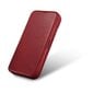 iCarer Leather iPhone 14 Pro Flip Magnetic MagSafe Red (AKI14220706-RD) kaina ir informacija | Telefono dėklai | pigu.lt