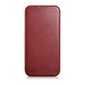 iCarer Leather iPhone 14 Pro Max Flip Magnetic MagSafe Red (AKI14220708-RD) kaina ir informacija | Telefono dėklai | pigu.lt