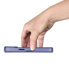 Кожаный чехол iCarer для iPhone 14 Plus Flip с магнитным MagSafe, светло-фиолетовый (WMI14220713-LP) цена и информация | Чехлы для телефонов | pigu.lt