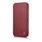 iCarer Leather iPhone 14 Plus Flip Magnetic MagSafe Red (WMI14220715-RD) kaina ir informacija | Telefono dėklai | pigu.lt