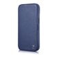 iCarer Leather iPhone 14 Plus Flip Magnetic MagSafe Blue (WMI14220715-BU) kaina ir informacija | Telefono dėklai | pigu.lt