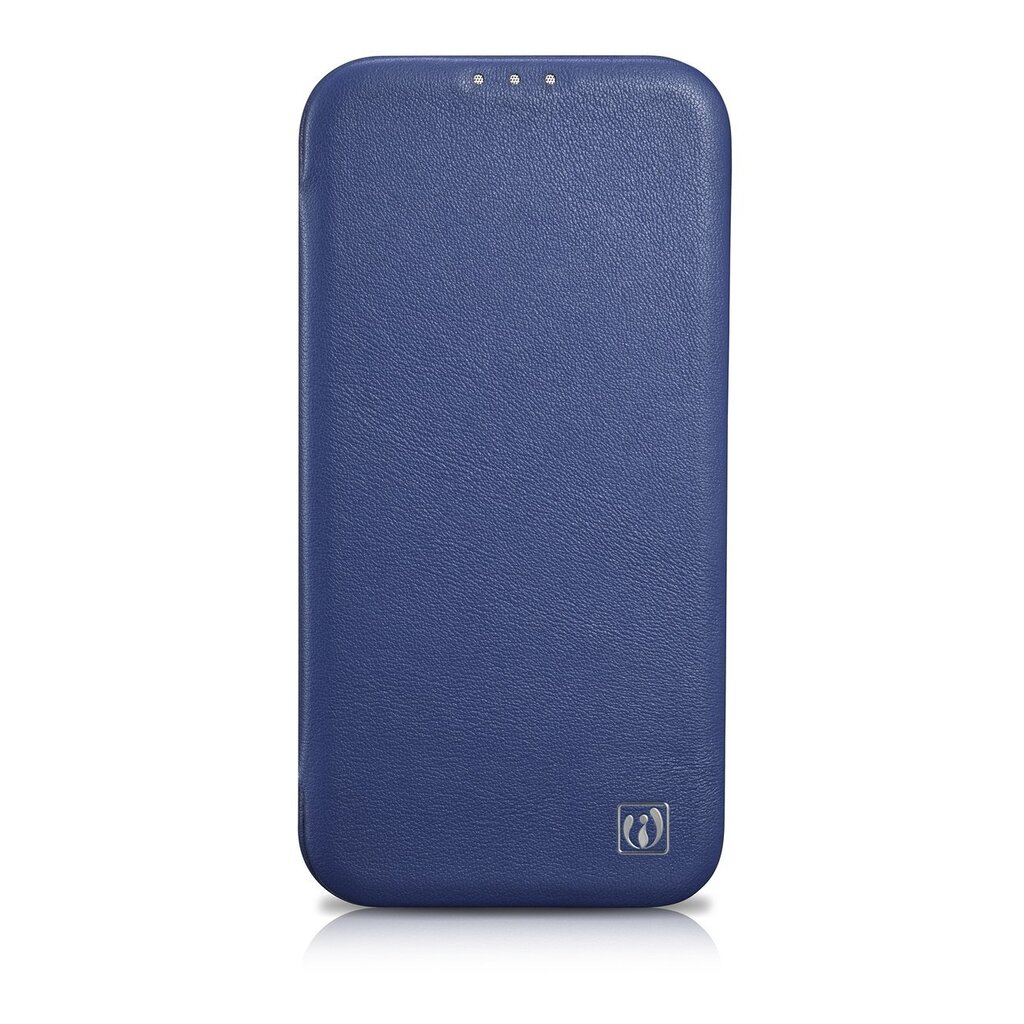 iCarer Leather iPhone 14 Pro Max Flip Magnetic MagSafe Blue (WMI14220716-BU) цена и информация | Telefono dėklai | pigu.lt