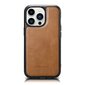 iCarer Leather iPhone 14 Pro (MagSafe compatible) brown (WMI14220718-TN) kaina ir informacija | Telefono dėklai | pigu.lt