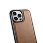 iCarer Leather iPhone 14 Pro (MagSafe compatible) brown (WMI14220718-TN) kaina ir informacija | Telefono dėklai | pigu.lt