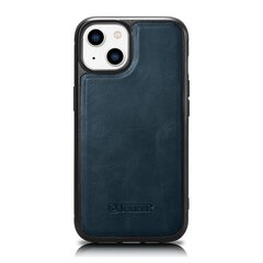 iCarer Leather iPhone 14 Plus (MagSafe compatible) blue (WMI14220719-BU) kaina ir informacija | Telefono dėklai | pigu.lt