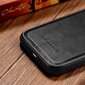 iCarer Leather iPhone 14 Pro Max (MagSafe Compatible) black (WMI14220720-BK) цена и информация | Telefono dėklai | pigu.lt