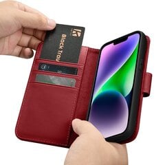 Чехол iCarer 2in1 для iPhone 14 FlipAnti-RFID, красный (WMI14220725-RD) цена и информация | Чехлы для телефонов | pigu.lt