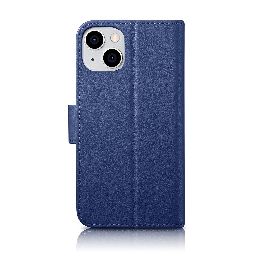 iCarer 2in1 iPhone 14 FlipAnti-RFID blue (WMI14220725-BU) цена и информация | Telefono dėklai | pigu.lt