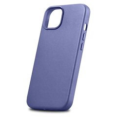 iCarer Leather iPhone 14 Plus light purple (MagSafe compatible) kaina ir informacija | Telefono dėklai | pigu.lt