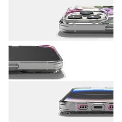 Ringke Fusion iPhone 14 Pro transparent (Purple rose) (FD641E29) kaina ir informacija | Telefono dėklai | pigu.lt