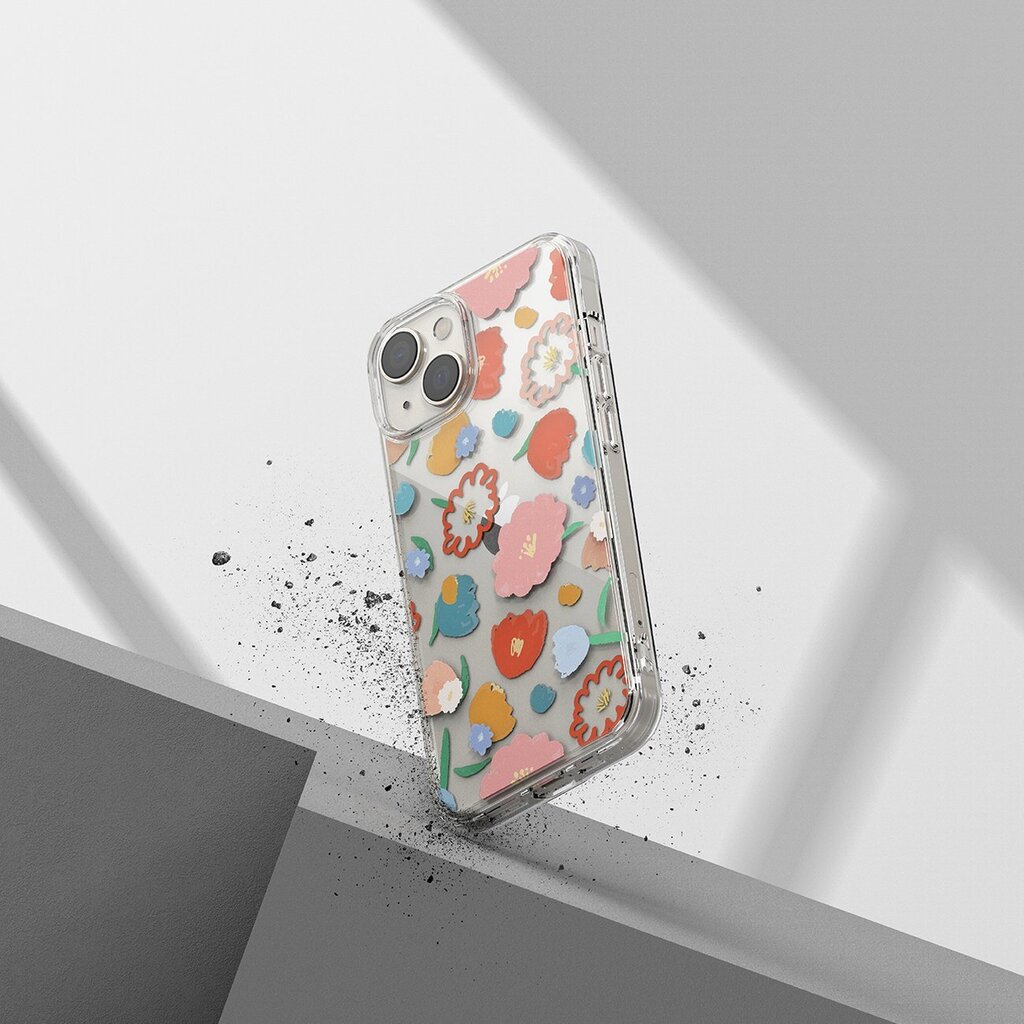 Ringke Fusion Sleeve iPhone 14 Plus transparent (Floral) (FD637E31) цена и информация | Telefono dėklai | pigu.lt