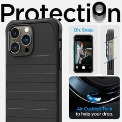 Spigen GEO Armor 360 iPhone 14 Pro Black kaina ir informacija | Telefono dėklai | pigu.lt