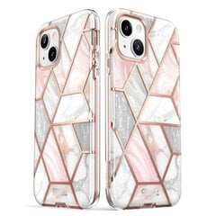 Supcase Cosmo iPhone 13 / 14 Marble Pink kaina ir informacija | Telefono dėklai | pigu.lt