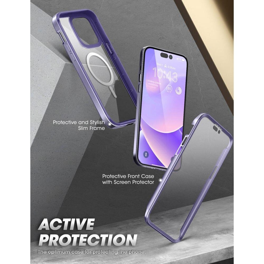 Supcase UB Edge Mag Safe, iPhone 14 Pro Max Deep Purple kaina ir informacija | Telefono dėklai | pigu.lt