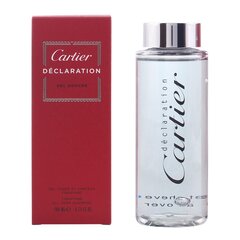 Dušo želė Cartier Declaration vyrams 200 ml kaina ir informacija | Cartier Kvepalai | pigu.lt