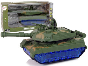 Žaislinis karinis tankas su mėlynais vikšrais kaina ir informacija | Žaislai berniukams | pigu.lt