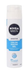 Skutimosi želė Nivea Men Sensitive Cooling 200 ml kaina ir informacija | Skutimosi priemonės ir kosmetika | pigu.lt