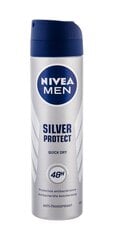 Antiperspirantas vyrams Nivea Men Silver Protect 48h 150 ml kaina ir informacija | Dezodorantai | pigu.lt