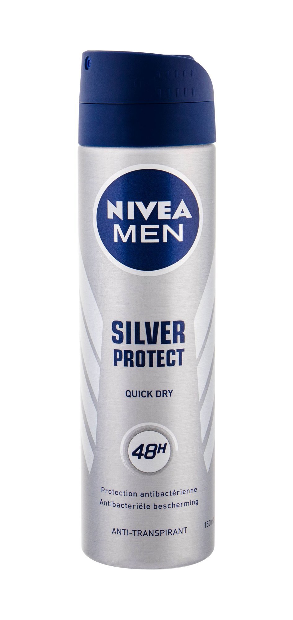 Antiperspirantas vyrams Nivea Men Silver Protect 48h 150 ml