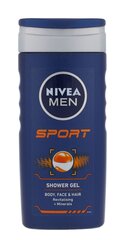 Dušo želė Nivea Men Sport 250 ml kaina ir informacija | Dušo želė, aliejai | pigu.lt