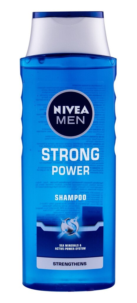 Tvirtinamasis šampūnas vyrams Nivea Men Strong Power 400 ml kaina ir informacija | Šampūnai | pigu.lt