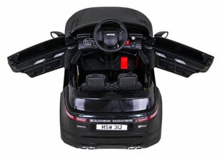 Vienvietis elektromobilis Range Rover Velar, juodas kaina ir informacija | Elektromobiliai vaikams | pigu.lt