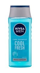 Шампунь для нормальных и жирных волос Nivea Men Cool для мужчин 250 мл цена и информация | Шампуни | pigu.lt