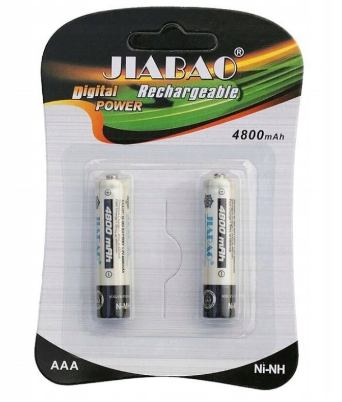 Baterija Jiabao R3 AAA 4800 mAh, 2 vnt. цена и информация | Elementai | pigu.lt