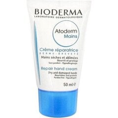 Atkuriamasis rankų kremas Bioderma Atoderm Repair Mains 50 ml kaina ir informacija | Kūno kremai, losjonai | pigu.lt