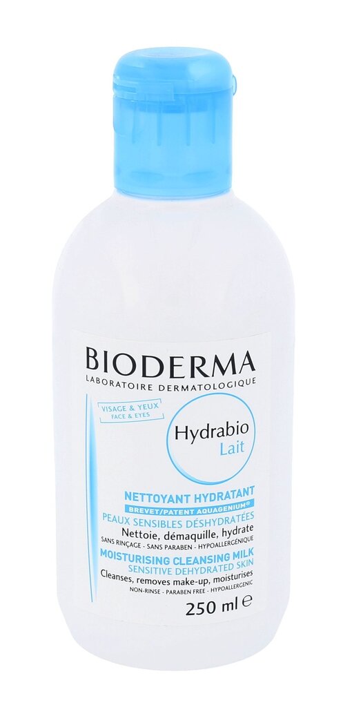 Valomasis veido pienelis Bioderma Hydrabio, 250 ml цена и информация | Veido prausikliai, valikliai | pigu.lt