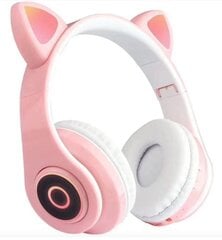 Wireless Headphones With Cat Ears kaina ir informacija | Ausinės | pigu.lt