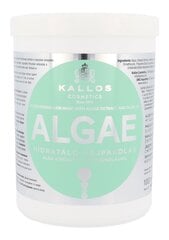 Kallos Cosmetics Algae маска для волос 1000 мл цена и информация | Средства для укрепления волос | pigu.lt