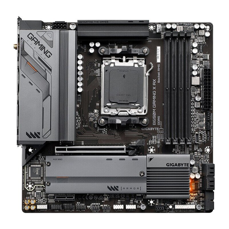Gigabyte B650M GAMING X AX 1.1 M/B Processor family AMD kaina ir informacija | Pagrindinės plokštės | pigu.lt